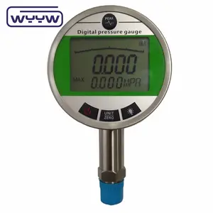 bar psi 1% 0.1% accuracy digital pressure gauge specifications