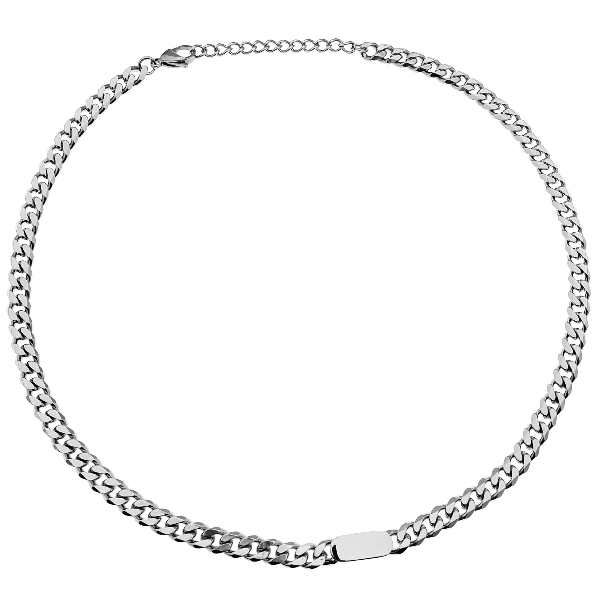 Acier argent 45+5cm