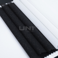 OEM 30D 50D 100D 100% Polyester PA PES Entoilage Double Dot Entoilage Tissé Uni Entoilage Adhésif Fusible