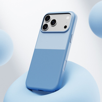 Coque de téléphone magnétique sans fil JOYPORODO B478 avec chargement intégré, coque arrière intégrale en PC et bouton IA pour iPhone 15 Pro, séries 16, 17, 18