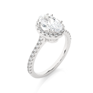 Unique Lovely Wedding <b>Ring</b> for <b>Couples</b> Oval Cut Lab Created VVS Clarity Diamond Available in 14k Yellow White Rose Gold - Product Image 2