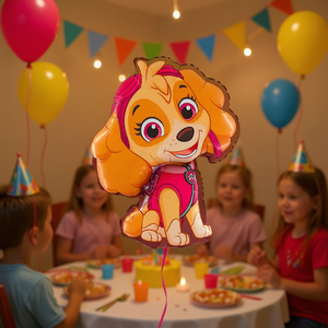 Party Love Paw Patrol Skye Foil <b>Balloon</b> 47X61Cm Metallic Cartoon 4 Color Digital Printed Party <b>Decoration</b> for Kids Birthday - Product Image 3