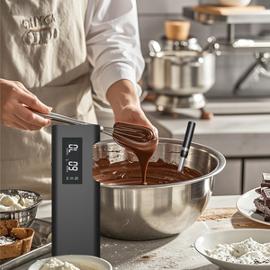 Termômetro Digital Bluetooth Sem Fio Lonnmeter para Churrasco com Sonda de Construção Metálica IP68 à Prova d'Água para Temperatura de Carne - Product Image 1