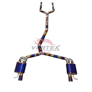 Sistema de escape Valvetronic de aleación de titanio Vortex para Benz C43 AMG W205 2016-2023, kit de montaje directo OEM. - Product Image 1