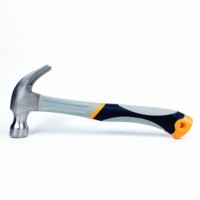 Marteau à clous professionnel Hi Dude 20OZ avec manche en fibre de verre plastique, norme ANSI ISO, marteau de charpentier robuste