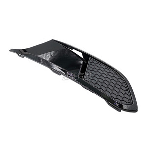 Volkswagen Fog <b>Light</b> <b>Cover</b> Honeycomb ABS Plastic Glossy Black Bumper Trim 2012-2014 Sagitar Jetta MK6 - Product Image 2