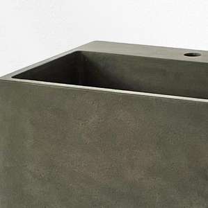 Vietnam hecho a medida artesanía muebles de exterior Hotel Vanity hormigón fregadero gabinete baño vanidad - Product Image 2