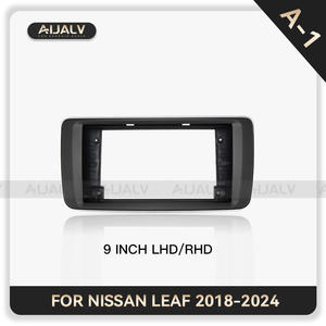 Marco DE REPRODUCTOR DE DVD para coche de nuevo estilo para <span class=keywords><strong>NISSAN</strong></span> <span class=keywords><strong>LEAF</strong></span> 2018-2024 negro mate 9 pulgadas <span class=keywords><strong>Android</strong></span> car fascia marco panel de radio soporte de pantalla - Product Image 4
