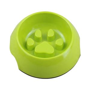 Grosir mangkuk hewan peliharaan makan lambat Ramah Lingkungan & pemberi makan desain melamin padat untuk anak anjing kecil kucing bepergian - Product Image 5