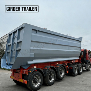 Semirremolque Volquete <span class=keywords><strong>de</strong></span> Servicio Pesado con Suspensión Neumática Tipo U <span class=keywords><strong>de</strong></span> 2-6 Ejes y 40-120 Toneladas, Precio <span class=keywords><strong>de</strong></span> Fábrica - Product Image 3