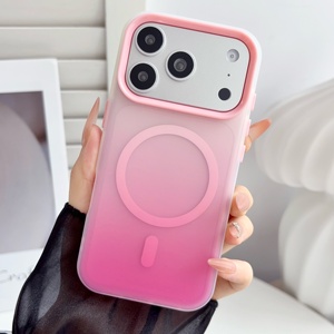 เคสโทรศัพท์มือถือแบบกันกระแทก ขอบแม่เหล็กด้าน สีไล่ระดับ ป้องกันกล้องเต็มรูปแบบ สำหรับ iPhone 17 Pro Max - Product Image 4