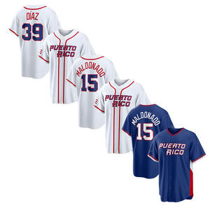 Camiseta Personalizada del Clásico Mundial de Béisbol 2026, Edición Local, Económica, Cosida, para Todos los Jugadores, 15 <span class=keywords><strong>Maldonado</strong></span>, 39 Díaz - Product Image 5