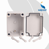 Boîte de jonction électrique étanche SAIPWELL en plastique ABS, boîte de terminaison DS-AG-0811 80*110*70mm IP67, boîtier extérieur CE ROHS