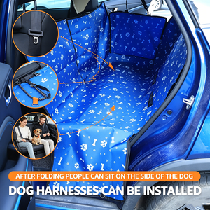 Asiento Elevador para Perros y Gatos con Bolsillo de Almacenamiento y Hebilla de Seguridad, Poliéster, Diseño Sólido, Duradero e Impermeable - Product Image 4