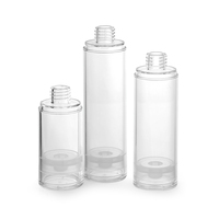 Flacon pulvérisateur sans air rechargeable vide 30ml 50ml 100ml en plastique pour lotion, shampoing et poudre libre