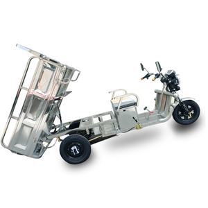 Triciclo Eléctrico de Carga de Acero Inoxidable 2026, Scooter Eléctrico de 3 Ruedas, Bicicleta Eléctrica de Carga - Product Image 4