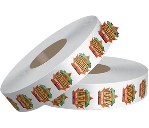 Personalized Eco-friendly Materials Custom Adhesive Paper Pure Water <strong>Fruit</strong> logo Label Sticker <strong>Roll</strong> - Product Image 1