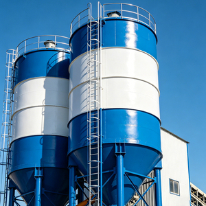 Silo à ciment avec dépoussiéreur pour système de manutention de poudres, équipement de dépoussiérage à filtre à sacs personnalisé, usine OEM - Product Image 6