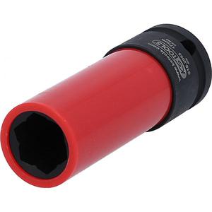 KS TOOLS - 515.2055 Jantes en aluminium spéciales profil spécial douille d'impact pour Mercedes, longue, 17 mm - Product Image 1