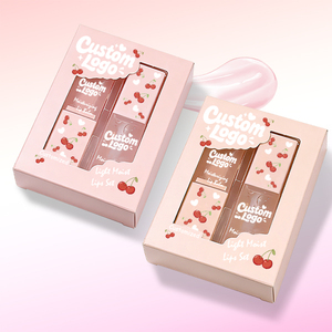 Set per la Cura delle <span class=keywords><strong>Labbra</strong></span> Leggero e Idratante, Trasparente, Vegano, con Lucidalabbra Colorato e <span class=keywords><strong>Balsamo</strong></span> <span class=keywords><strong>Labbra</strong></span> Essenziale - Product Image 4