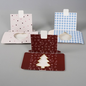 Sunshine <b>White</b> Biodegradable Paper Luxury Custom Baking Cookie <b>Boxes</b> With Clear Window Lid for Food - Product Image 6