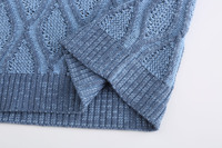 Ensemble de tricots tendance pour femmes sur mesure Pull en maille pour l'automne Wanita Ropa De Mujer Roupas Femininas avec logo sur le devant