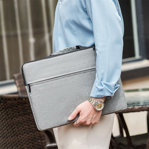 Bolso de Mano para Portátil de Negocios, Estilo Coreano, Color Caramelo, Poliéster, Transpirable, Resistente a Impactos - Product Image 5