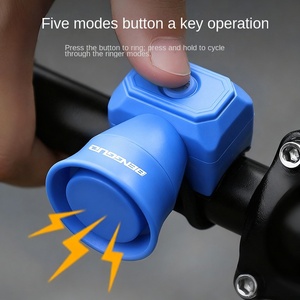 <span class=keywords><strong>Klaxon</strong></span> de vélo, mini <span class=keywords><strong>klaxon</strong></span> électronique étanche rechargeable par USB, style Bounce, équipement de cyclisme - Product Image 3