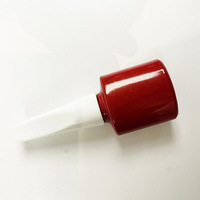 Flacon de vernis à ongles en verre de luxe de 7 ml avec bouchon et pinceau pour vernis à ongles en gel UV
