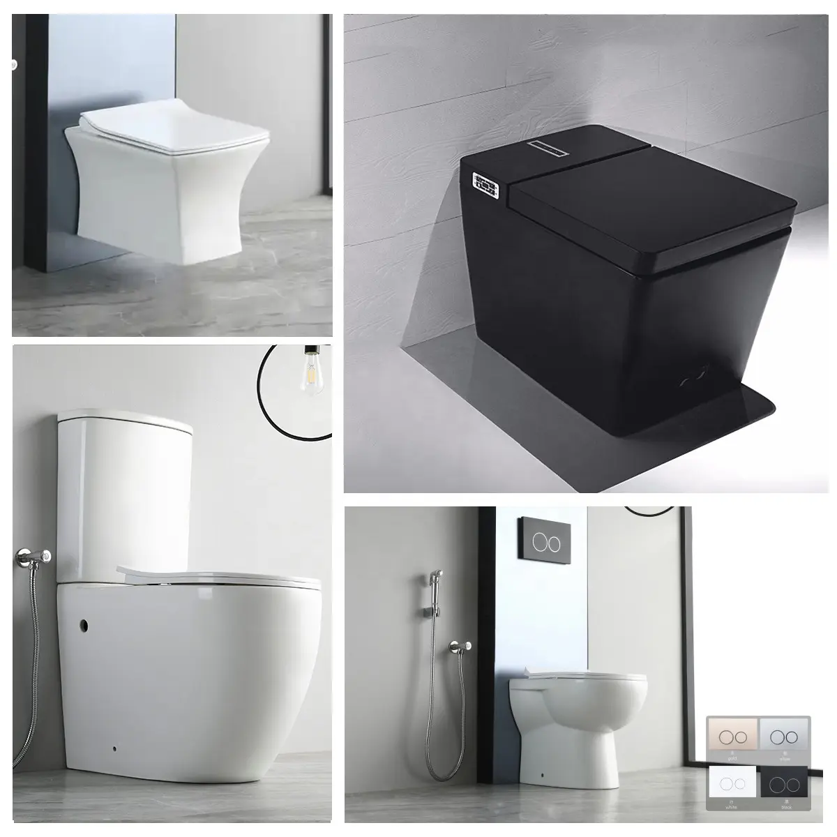 Ceramic Toilet WC Japanese TOILET With Heated Seat Cover