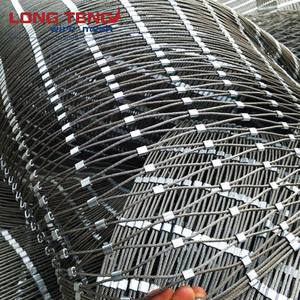 Maillon de chaîne de sécurité clôturant la barrière résistante de preuve de chute grillage flexible de câble de filet de corde d'acier inoxydable - Product Image 6