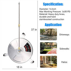 <span class=keywords><strong>Kit</strong></span> di utensili per lavaggio delle superfici da 12 \ "idropulitrici - Product Image 4