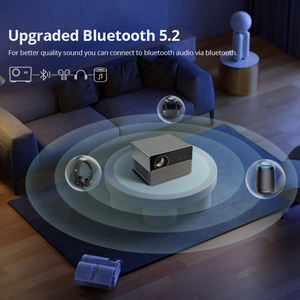 โปรเจคเตอร์ LED 1080P 4K ลำโพงในตัว ระบบหลบหลีกสิ่งกีดขวาง ตั้งค่าอัตโนมัติ เสียงรบกวนต่ำ 35 เดซิเบล ปรับตำแหน่งหน้าจอได้ สำหรับห้องนอน รองรับการสตรีม - Product Image 4