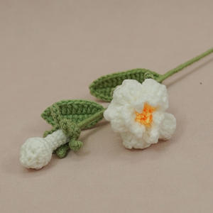 Flor <span class=keywords><strong>de</strong></span> imitación hecha a mano <span class=keywords><strong>de</strong></span> gama alta Flores <span class=keywords><strong>de</strong></span> jazmín <span class=keywords><strong>de</strong></span> <span class=keywords><strong>ganchillo</strong></span> <span class=keywords><strong>de</strong></span> lana tejidas artificiales - Product Image 5