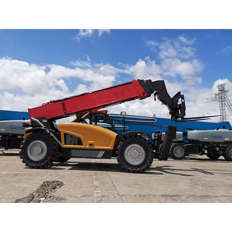 China Port Machinery 3ton 17m 5ton Carretilla elevadora telescópica Telehandler 10000lb