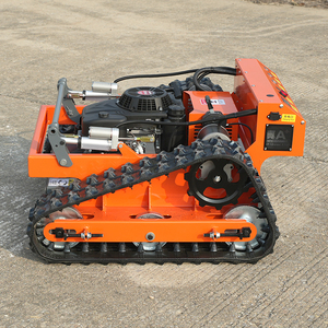 Livraison gratuite Tondeuse à gazon intelligente Rc Robot à distance Mini tracteur à essence Mini robot à virage zéro Chasse-neige à gaz Tondeuse à gazon à lame de neige - Product Image 4