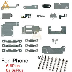 Full Set Small Metal Internal Bracket And Screws Parts Shield Plate Kit For Iphone 6 6 Plus 6S 6Splus