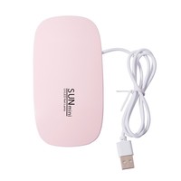 Offre Spéciale MINI lampe à LED UV 6W sèche-ongles câble USB Portable semi-durci Gel autocollant pour ongles Mini lampe UV pour ongles