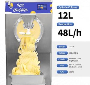 Mvckyi thương mại Máy làm kem cứng 48L/h Máy làm kem Ý 5 chức năng Gelato <span class=keywords><strong>Maker</strong></span> <span class=keywords><strong>Sorbet</strong></span> máy bằng Cháo sàn - Product Image 4