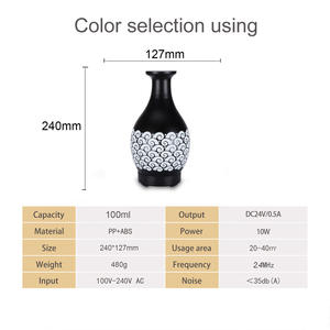 เครื่องกระจายกลิ่นอโรมาอัจฉริยะ 100 มล. ใช้พลังงานจาก USB พร้อมไฟ LED และระบบควบคุมผ่านแอป สำหรับใช้ในบ้านและสำนักงาน - Product Image 2