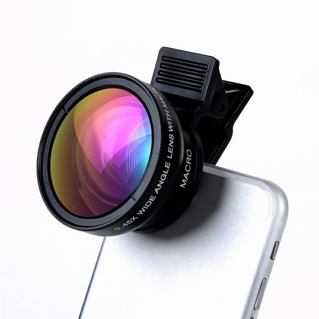 New 2025 Products Cell Phone Lens Fish Eye 0.45X Macro 235 Wide Angle Mobile Phone Lens for Smartphone