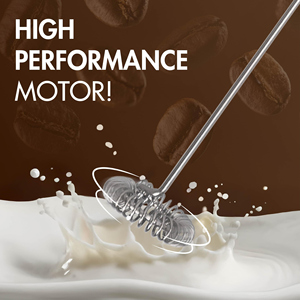 Espumador de Leche Ultra Rápido, Batidora de Bebidas Portátil, Mezclador de Alimentos para Café y Pasteles, Batidor de Huevos Eléctrico, Batidora Eléctrica a Pilas - Product Image 4