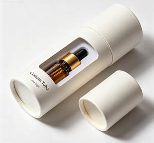 OEM <b>Custom</b> Round Paper Tube, Cosmetic Packaging Cylinder Box for <b>Lipstick</b>/Essential Oil, Durable Kraft Cardboard Tube - Product Image 2