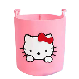 Felt <b>Foldable</b> Cartoon Pattern Clothing XXL Eco-Friendly Portable Storage <b>Basket</b> - Product Image 1