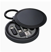 Kit de Viaje Multifuncional 6 en 1 con Cable USB C, Adaptador de Carga Rápida de 60W y Cable de Carga para Teléfono