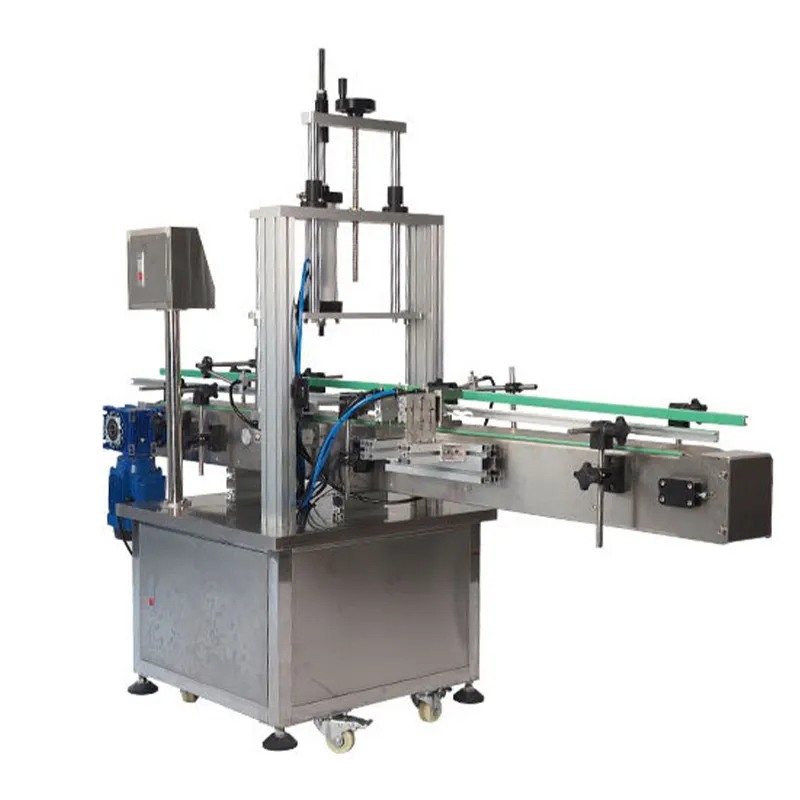 Plastic Glass Bottle Pump Head High Speed Capping Machine Cosmetic Essential Oil Sealing Machine