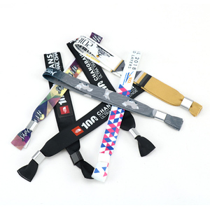 Tùy chỉnh Lễ Hội tổ chức sự kiện Ribbon vải ban nhạc cổ tay vòng đeo tay biểu tượng tùy chỉnh VIP vé không có thứ tự tối thiểu cho mục đích quảng cáo - Product Image 1