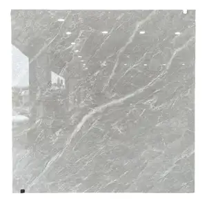 Carrara White Large Polished Glazed Porcelain Marble Big Floor Tile Slab For Bathroom And Living Room