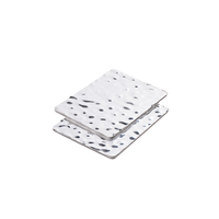 Panneau en cristal de carbone à texture de marbre blanc, 0,2 mm, surface brillante UV, imperméable, pour décoration murale