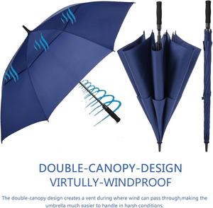 <span class=keywords><strong>Parapluie</strong></span> de golf <span class=keywords><strong>grand</strong></span> 58/60/68 pouces ouverture automatique <span class=keywords><strong>parapluie</strong></span> de golf <span class=keywords><strong>parapluie</strong></span> de ventilation coupe-vent imperméable pour hommes et femmes - Product Image 6